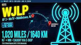 WJLP RF3 Middleton Township, NJ via Sporadic E-Skip in Minnesota