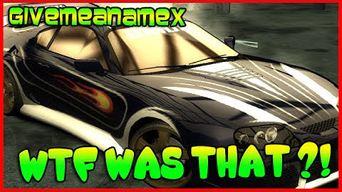 WTF WAS THAT ! - Need For Speed Most Wanted PS2 Blacklist 13 Gameplay Footage