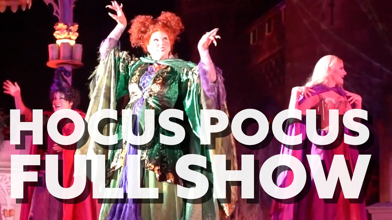 Hocus Pocus Villain Spelltacular Show - Halloween at Magic Kingdom 2016