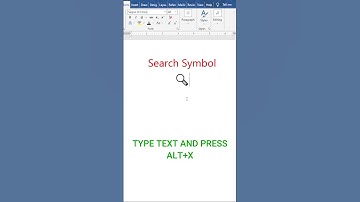 MS Word Symbol Shortcut Key 🔍🔎 Search #shorts #tipsandtricks #computer