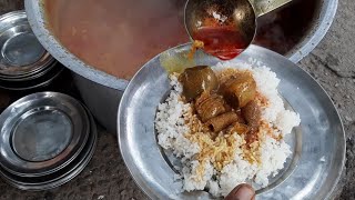 Lamb/Mutton Head and Stomach Curry With Rice | Bakra Ojri / Peti Aur Siri Curry | jammu food tour