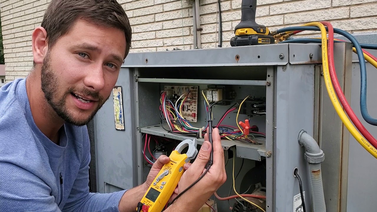 What to check on Air Conditioner at Service Call with a Multimeter # ...