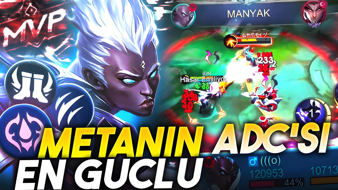 BUNU YAP MAÇ KAZAN | METANIN EN GÜÇLÜ ADC'Sİ VE TAKTİĞİ Jin - Mobile Legends