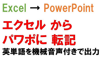 Excel英単語 から 機械音声付きの縦スライドPowerPoint を作る マクロで自動転記処理 デバッグ マクロ作り方・使い方