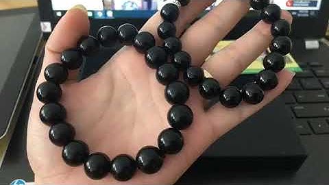 phân biệt vòng tay đá thạch anh đen tự nhiên tại đá quý Hà Nguyễn