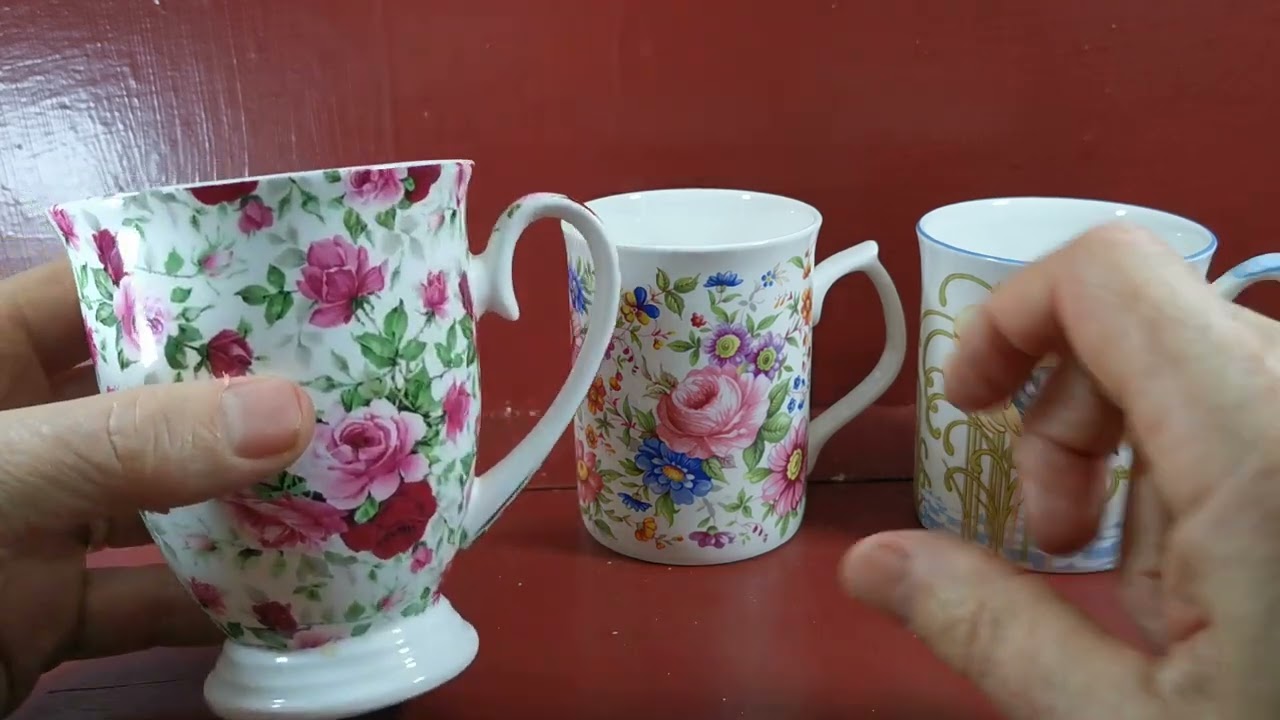 Английские фарфоровые кружки