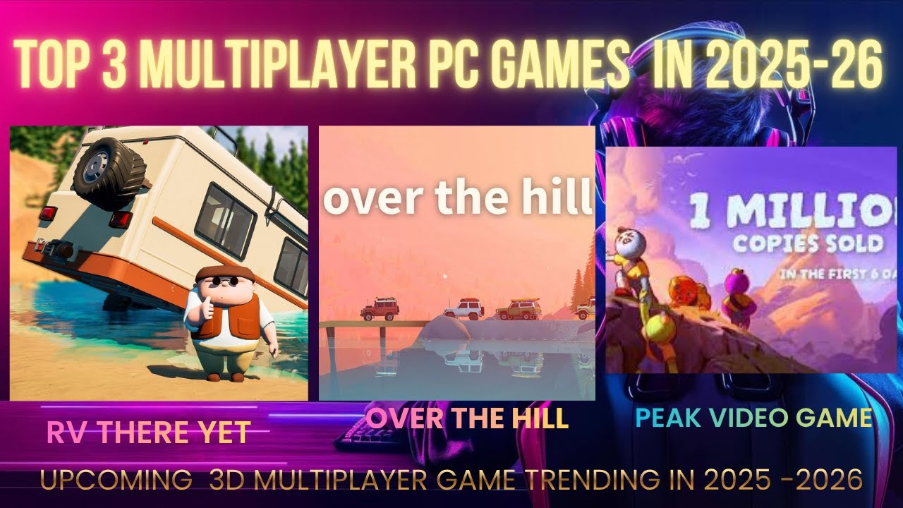  Top 3 Multiplayer PC Games of 2025-2026 You Can't Miss! 🎮"