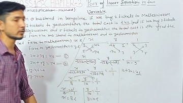 example 14,15,16 chapter 3 pair of linear equation in two variables class 10th cbse/ ncert maths