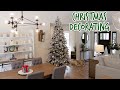CHRISTMAS DECORATE WITH ME | NEW TREE, HOT COCOA STATION + CHRISTMAS DECOR HAUL & HOME UPDATES