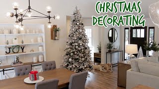 CHRISTMAS DECORATE WITH ME | NEW TREE, HOT COCOA STATION + CHRISTMAS DECOR HAUL &amp; HOME UPDATES