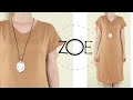 DIY Sewing Short Dolman Sleeve Dress | FREE Sewing Patterns | Zoe DIY