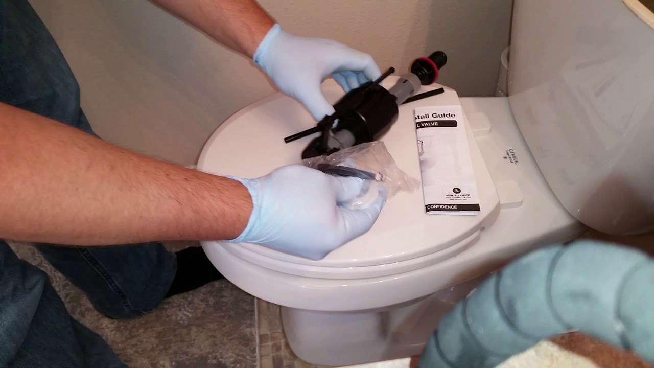 How to Fix a Toilet Fill Valve Replacement YouTube