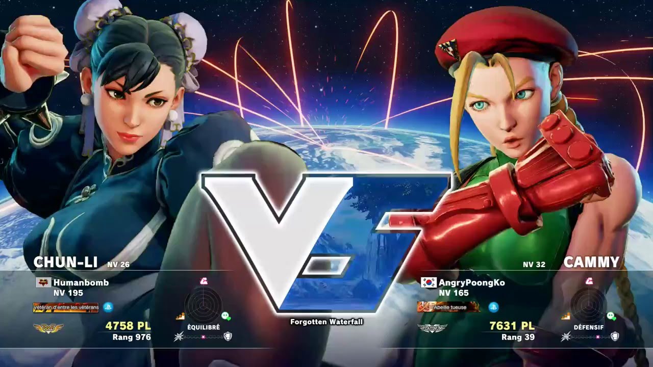 Humanbomb ( Chun-li ) VS AngryPoongko ( Cammy ) HD 1080p - Street Fighter 5