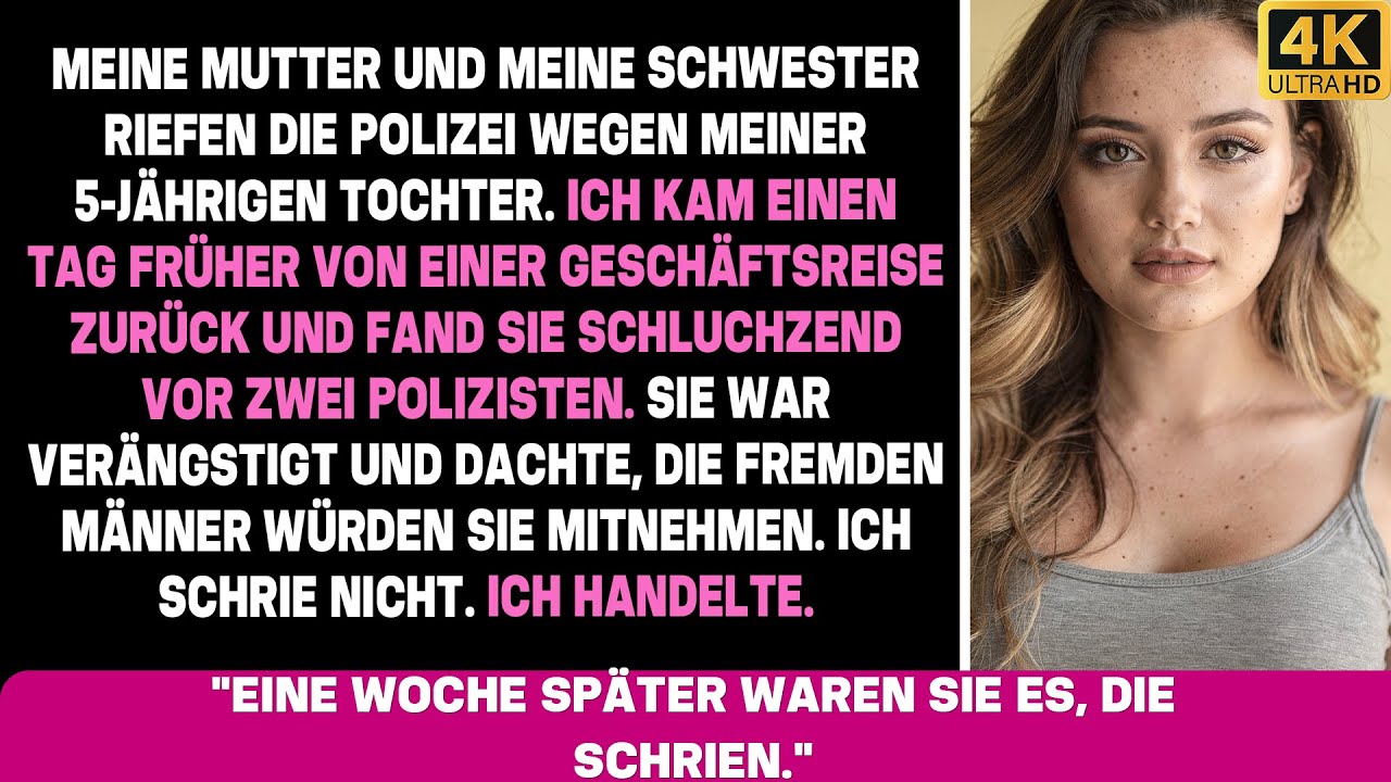 Meine Mutter und Schwester riefen die POLIZEI wegen meiner Tochter (5). Das ging eindeutig zu weit!