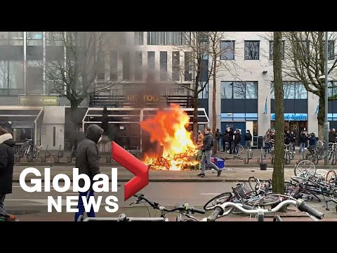 Coronavirus: Anti-lockdown riots in the Netherlands continue for 3rd night as PM condemns violence