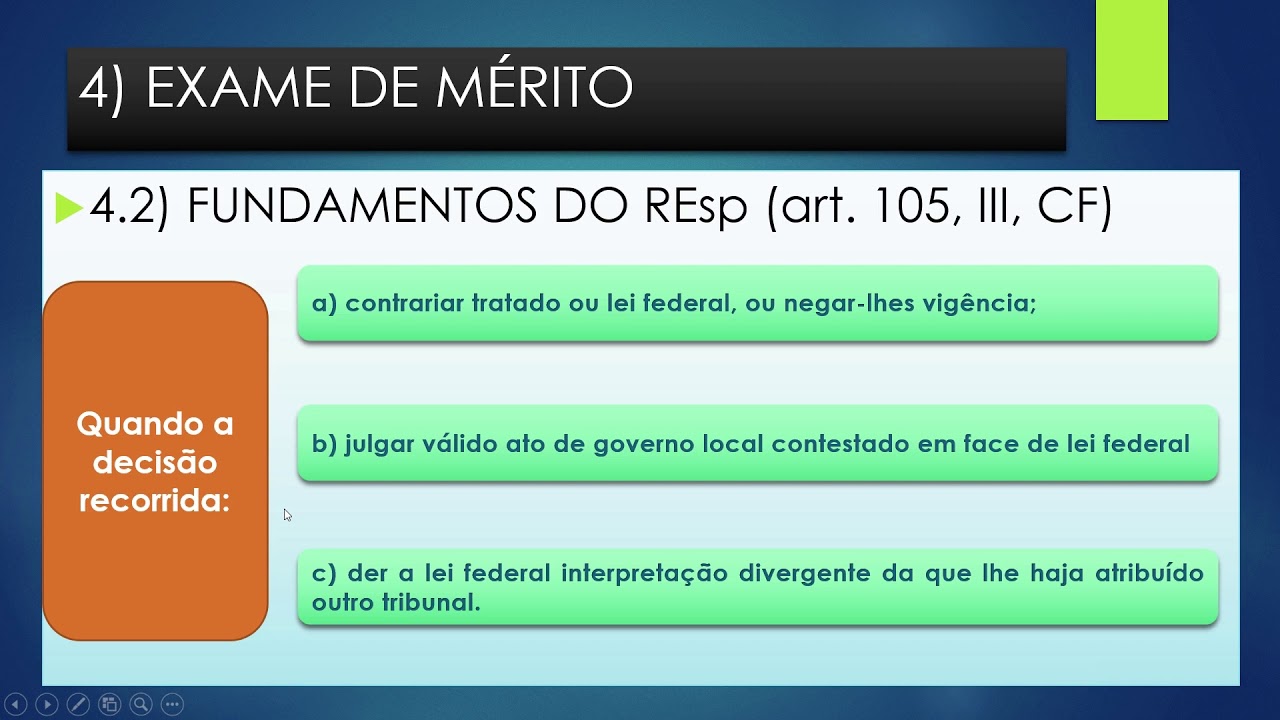 Resp E Rext Processo Civil RE e REsp parte 02 - YouTube
