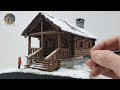 Log House DIORAMA 1/48 scale - TUTORIAL