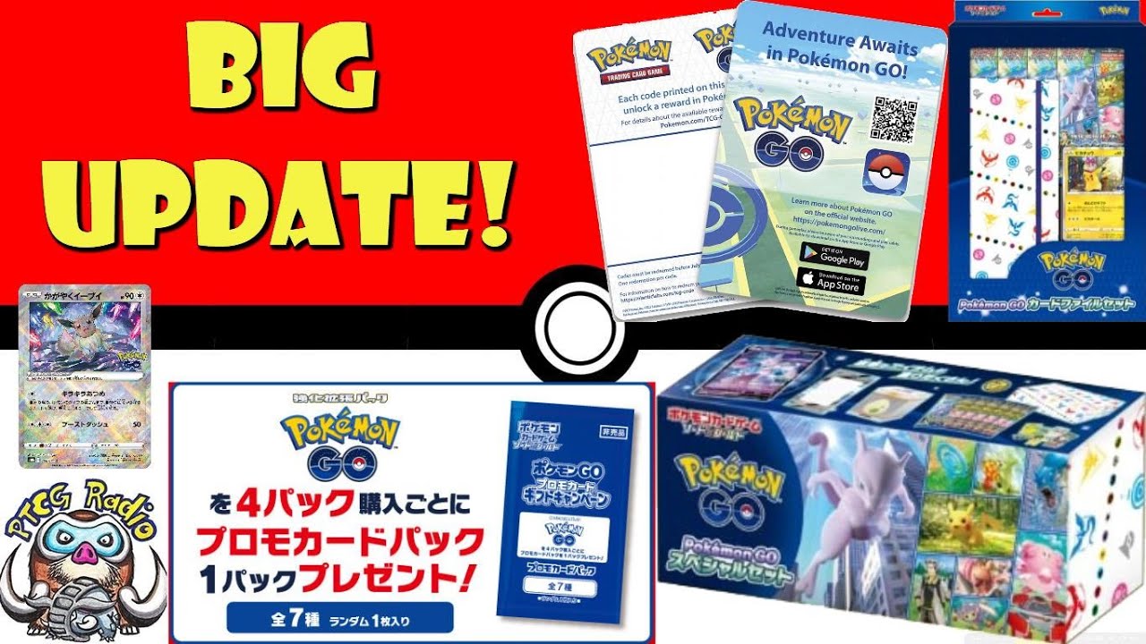 Big Pokemon Go Tcg Update Code Cards Promo Packs Much More Pokemon Tcg News Youtube