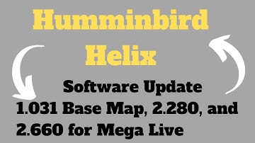 Humminbird Helix Software Update 1.031 Base Map, 2.280,  and 2.660 for Mega Live