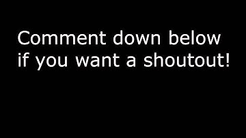 First SHOUT OUT SUNDAY ! SUBSCRIBE and Comment down below for a SHOUTOUT in 2 weeks - Free Shoutout