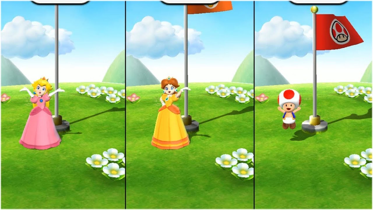 Mario Party 9 Garden Battle - Peach vs Daisy vs Toad vs Waluigi Gameplay | MARIOGAMINGHUB