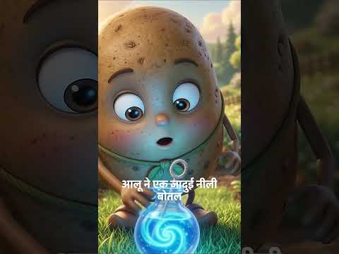 Jadu Bulbula! 🫧 Aalu aur Tamatar ki Asmaan Ki Udaan  #hindicartoon  #3danimation #nurseryrhymes by KidsStories