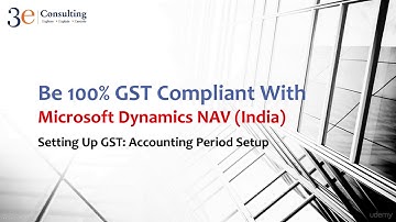 GST Accounting Period Setup Within Microsoft Dynamics NAV
