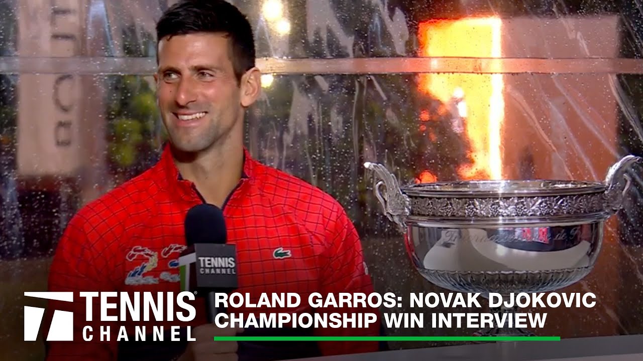 Novak Djokovic Discusses Historic Title; Roland Garros Championship Win