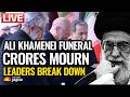 ALI KHAMENEI FUNERAL LIVE: Granddaughter's Tiny Coffin, Crores Of Mourners, Leaders BREAK DOWN...