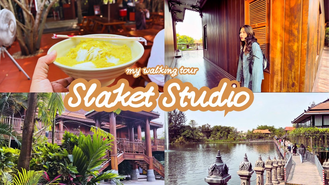 Walking Tour of Slaket Studio near Phnom Penh 🇰🇭