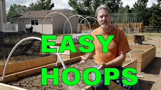 How to Make Hoops for Raised Beds (4 Ways)