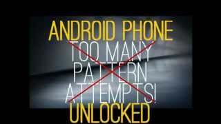 Unlock Android Phones after Too Many Pattern Attempts [Airplane Mode] without Factory Reset.