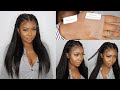 *NEW* CLEAR LACE, CLEAN HAIRLINE Silky Straight Skin Melt Lace Front Wig | FT. XRSBEAUTY