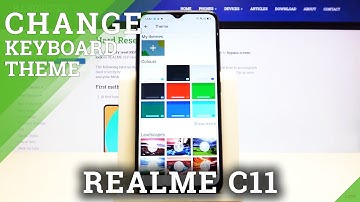 How to Customize Keyboard in REALME C11 - Keyboard Theme