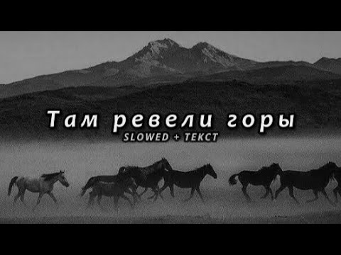 Miyagi & Andy Panda - Там Ревели Горы (Slowed + Текст)