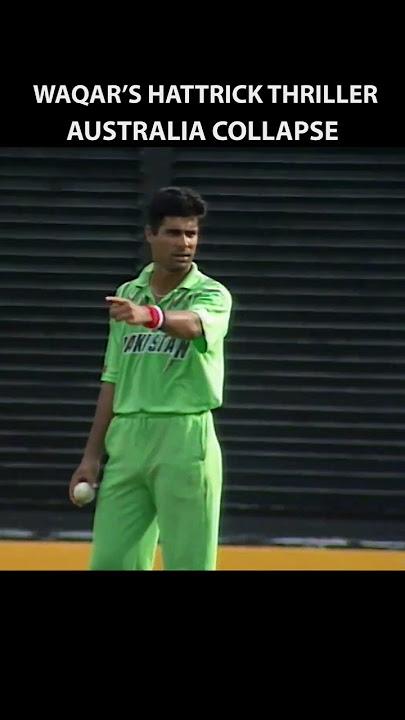Waqar Younis Hattrick Thriller Vs Australia -Analysis #cricket #short #cricketnews #cricketlover