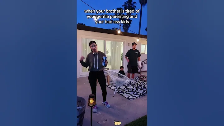 When gentle parents can’t solve the problem,siblings take over the problems 😂😎#funnyvideos