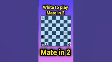 White to Play: Checkmate in 2 Moves! 🔥#chesspuzzle #chess