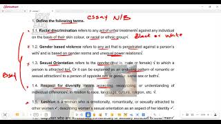 Life Orientation Grade 10 Assignment August Term 3 2025