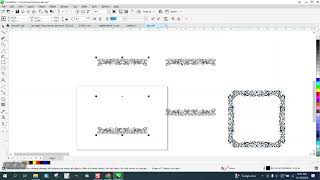 Corel Draw Tips & Tricks Make a Frame Boarder out of a FONT Part 2