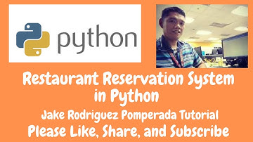 Restaurant Reservation System in Python