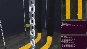 Autonomous Underwater Vehicle (AUV) in a simulated underwater environment