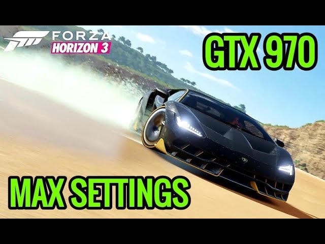 Forza Horizon 3 (PC) - Gameplay on GTX 970 