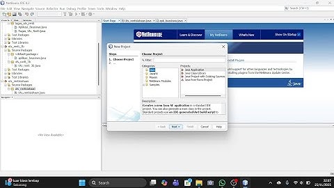 Membuat Aplikasi Beasiswa diaplikasi  Netbeans