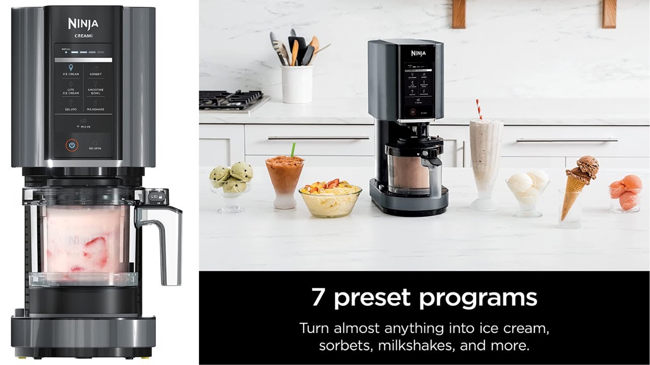 Brand new Ninja CREAMI Breeze Ice Cream Maker Sorbet milkshakes