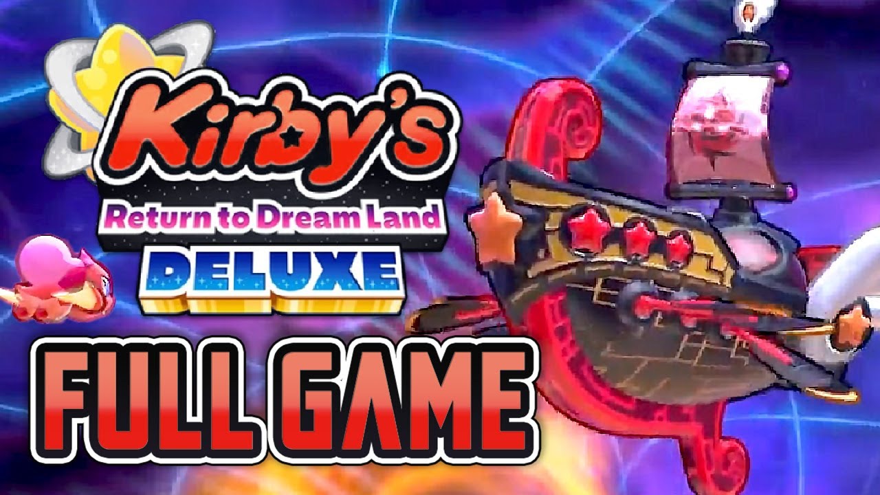 Kirby's Return to Dream Land Deluxe - Full Game 100% Walkthrough 