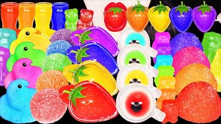 ASMR RAINBOW DESSERTS 무지개 디저트 KOHAKUTO RAINBOW GUMMY JELLY 레인보우 젤리 eating desserts mukbang 먹방