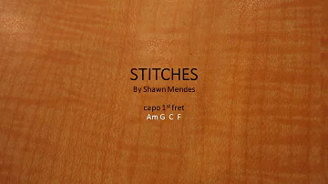 Stitches by Shawn Mendes - Easy chords and lyrics