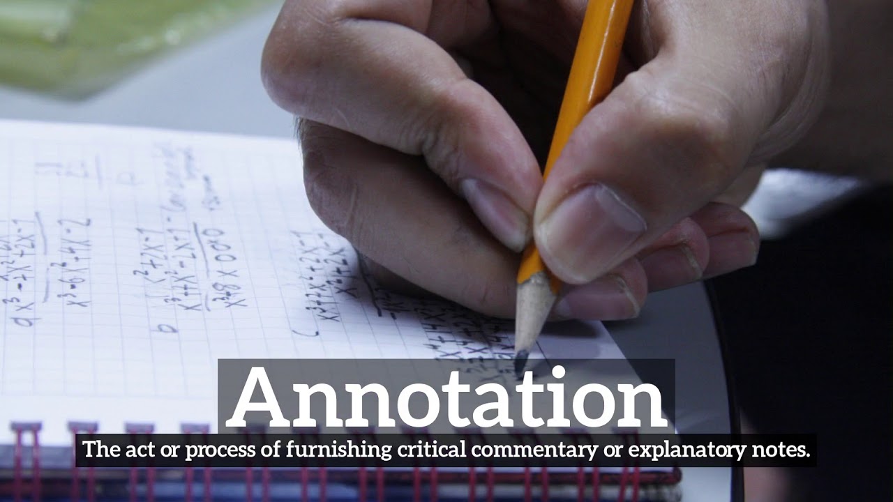 annotation meaning in english