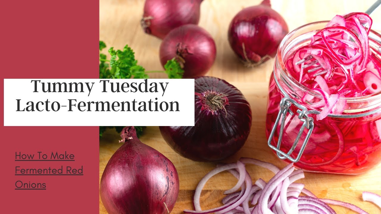 Tummy Tuesday Lacto-Fermentation - How To Fermented Red Onions - YouTube